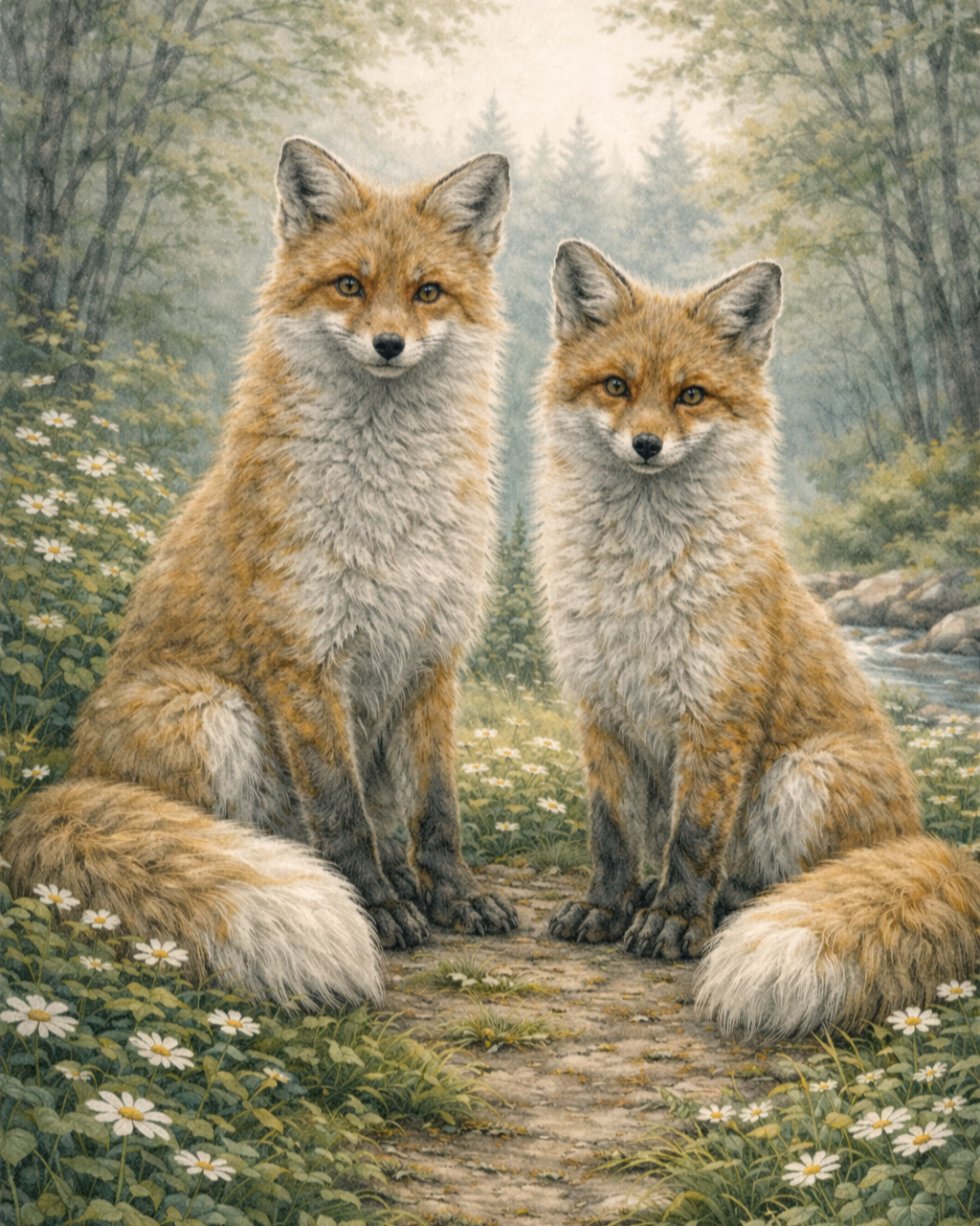 Twin Foxes